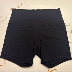 Lululemon Women's Black 6” Biker Shorts size 8